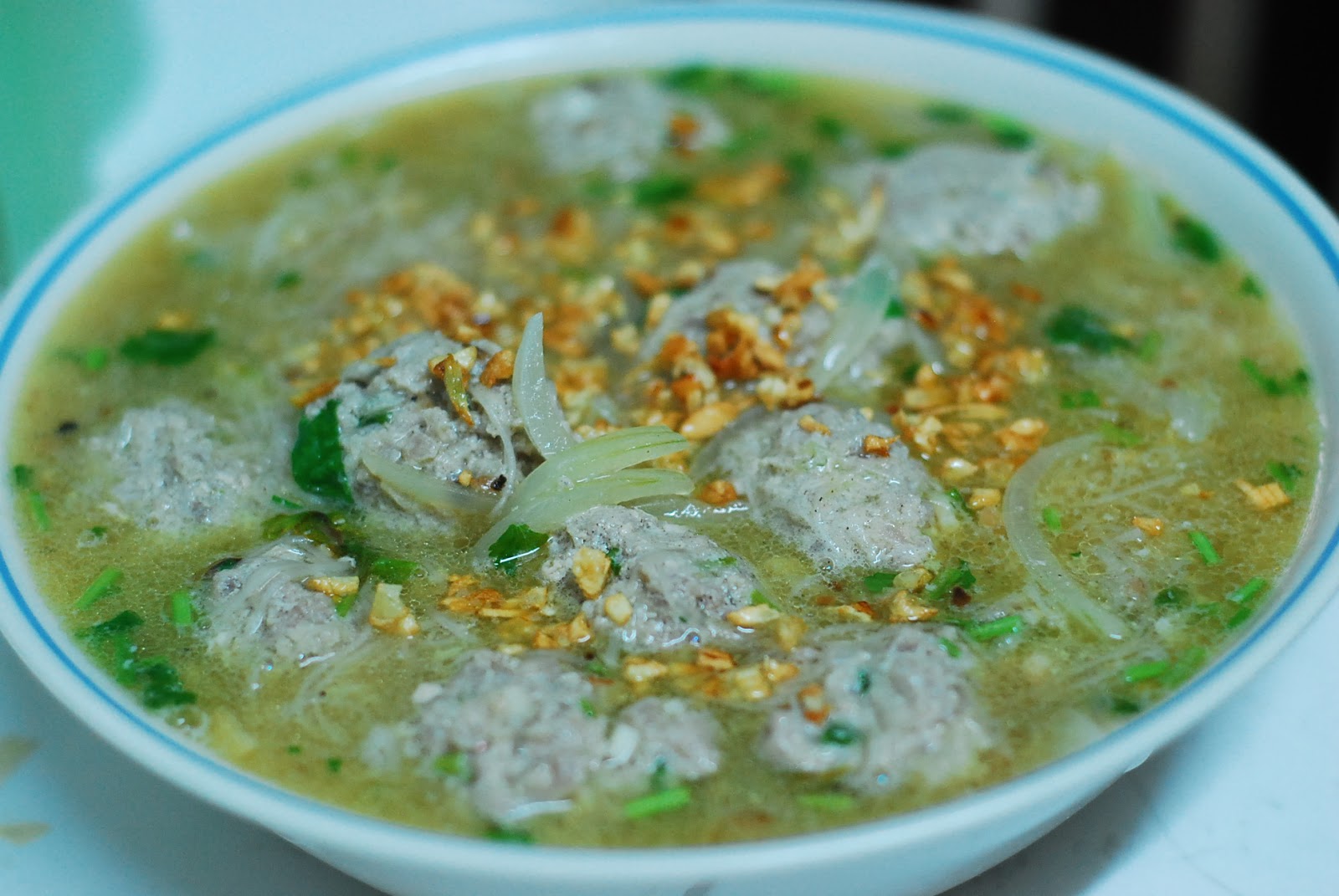 Cooking For Two Meatballs in Misua Soup