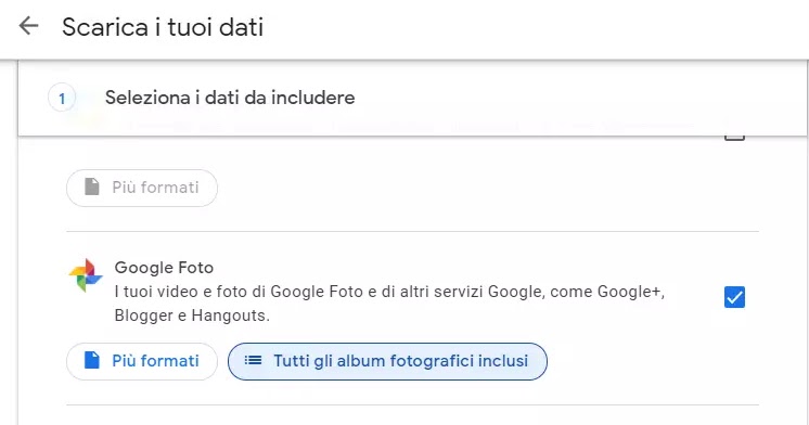 come scaricare rubrica da google