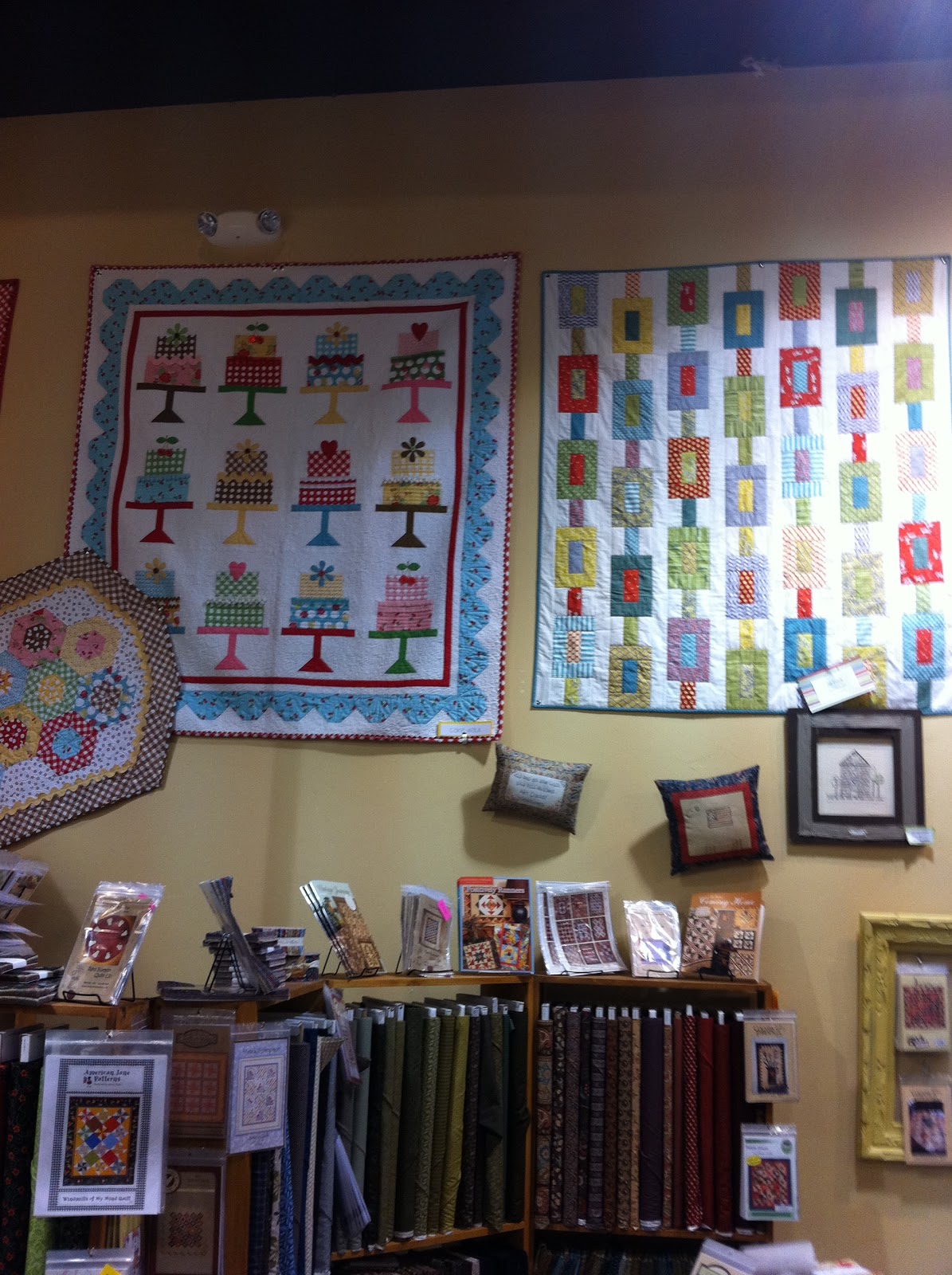 Material Girls Quilts A few pictures of the shop!