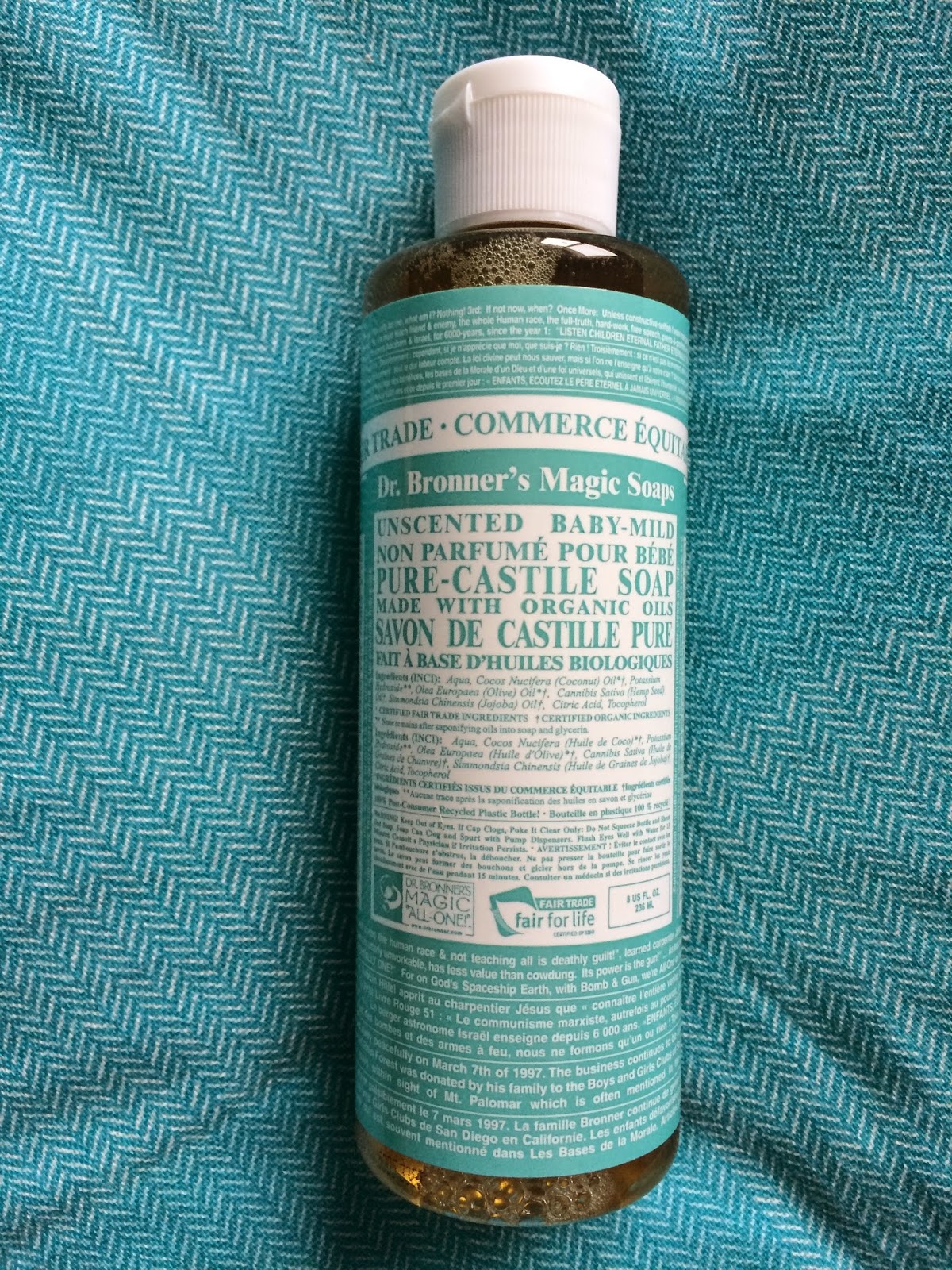 Dr. Bronner’s Unscented BabyMild Castile Liquid Soap The Best Way to