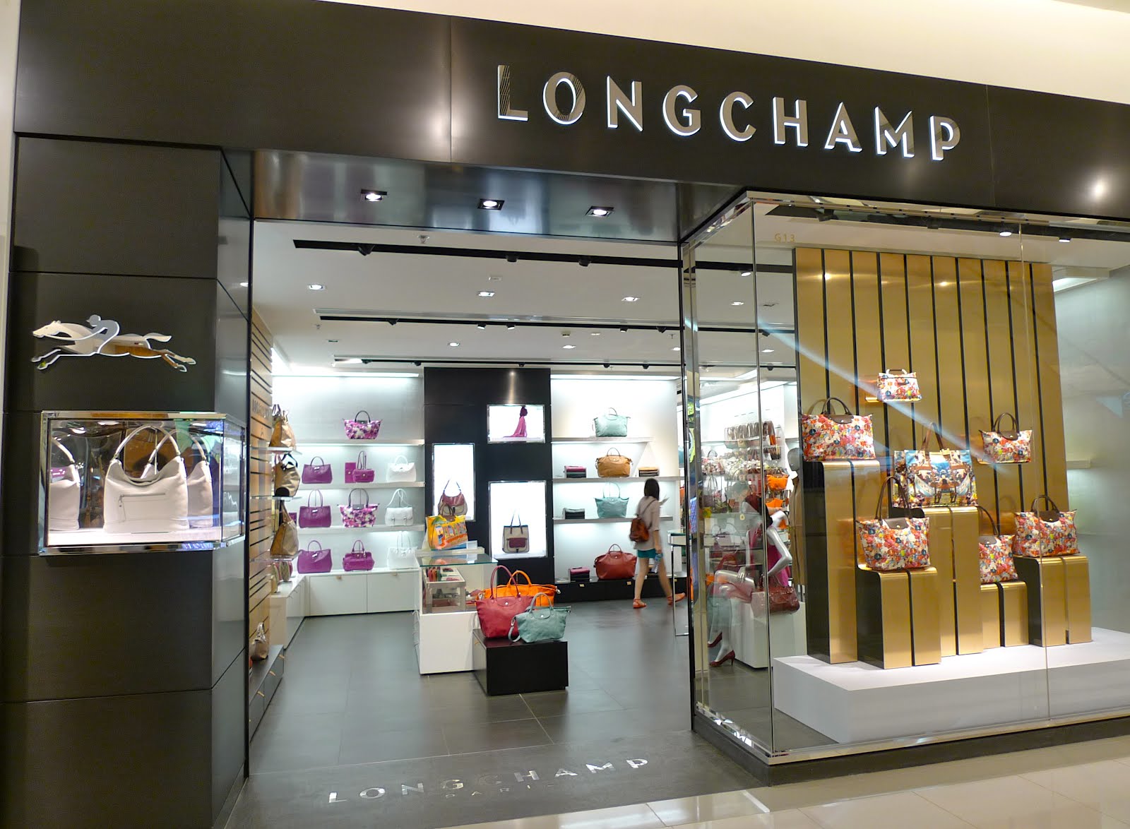 Longchamp flagship store inside K11 mall. Longchamp is a very ...