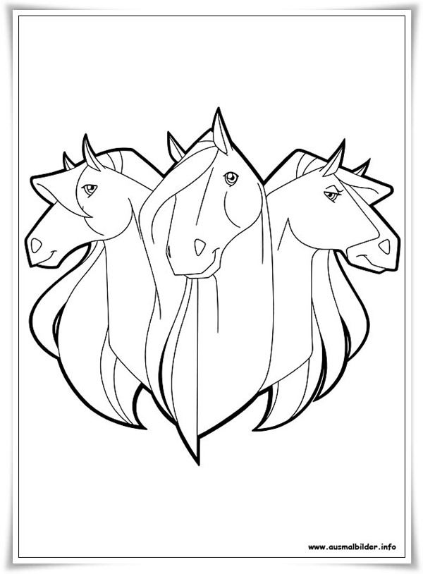 Ausmalbilder zum Ausdrucken: Ausmalbilder Horseland Kostenlos
