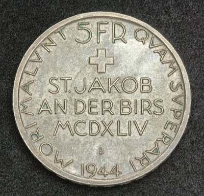 Switzerland Silver coin 5 Francs