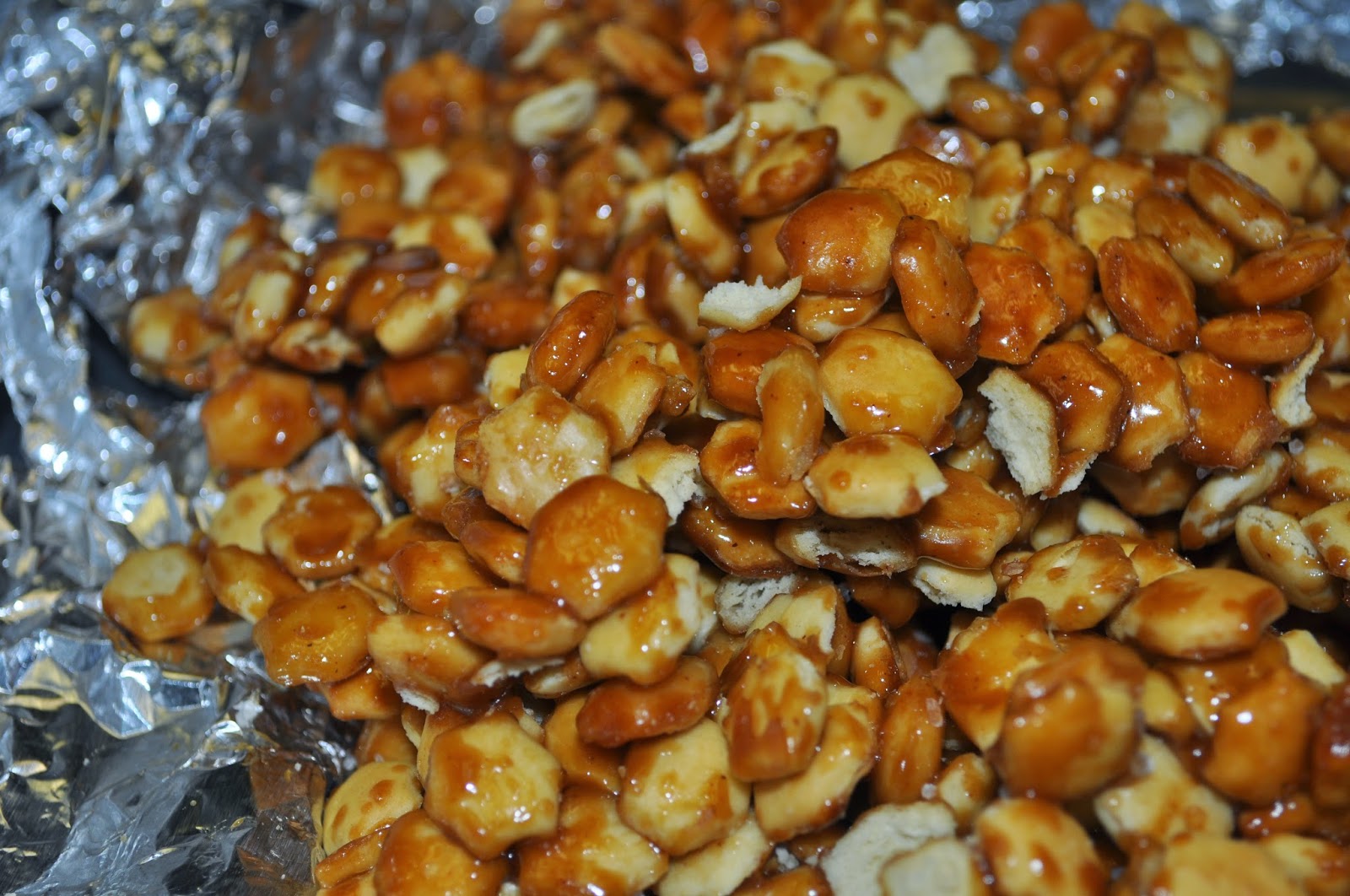 Beth's Favorite Recipes Salted Toffee Oyster Crackers