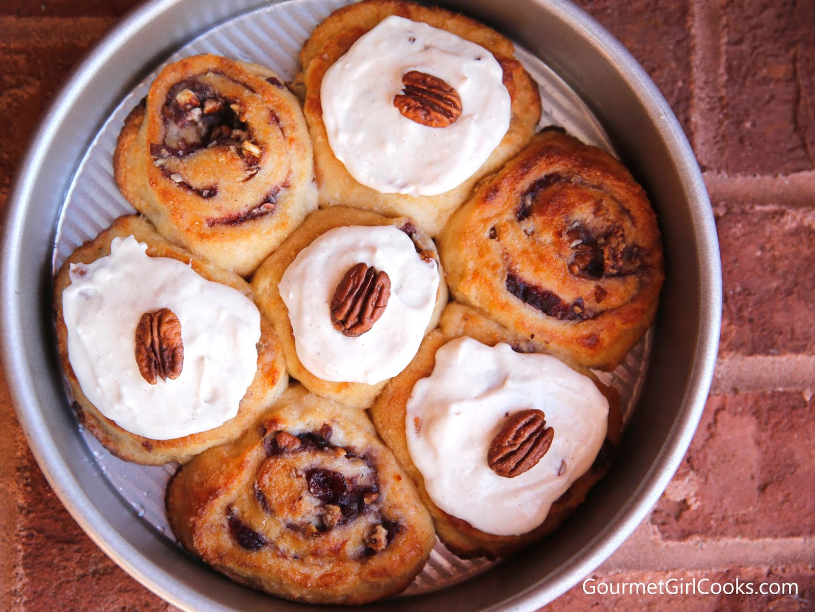 Gourmet Girl Cooks Cranberry Pecan Breakfast Twirls NEW RECIPE!