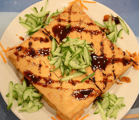 Grilled Tofu with Hoisin Sauce