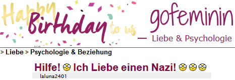 Hallo, ich liebe einen Nazi! Hallo, ich liebe einen Nazi!