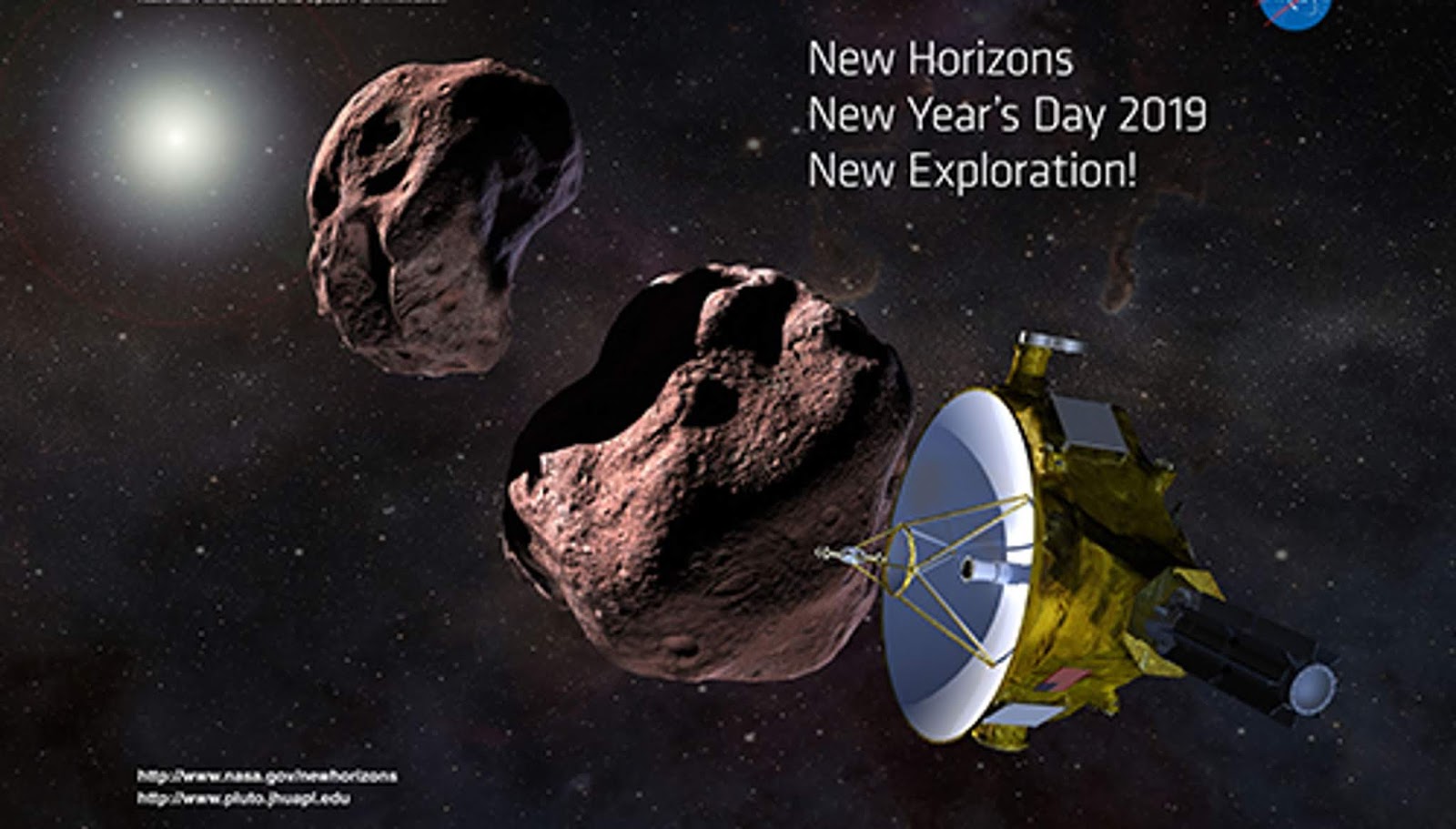 New Horizons NASA. Ultima Thule группа фото.