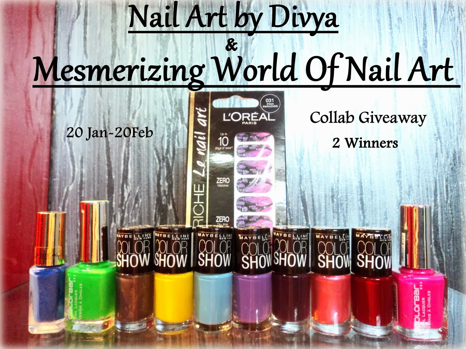 Mesmerizing World Of Nail Art... Giveaway