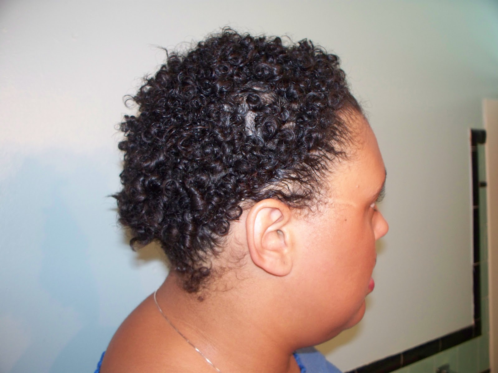 Jen Going Natural First attempt at brush coils