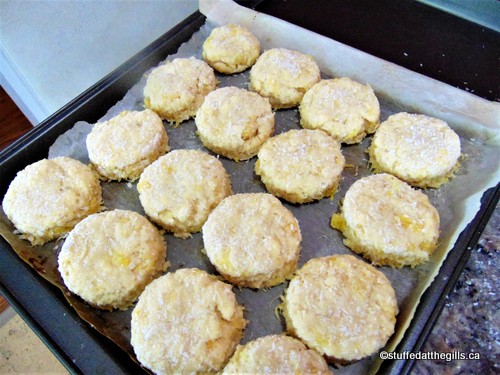 Pineapple Coconut Tea Buns on baking sheet ready to be baked.