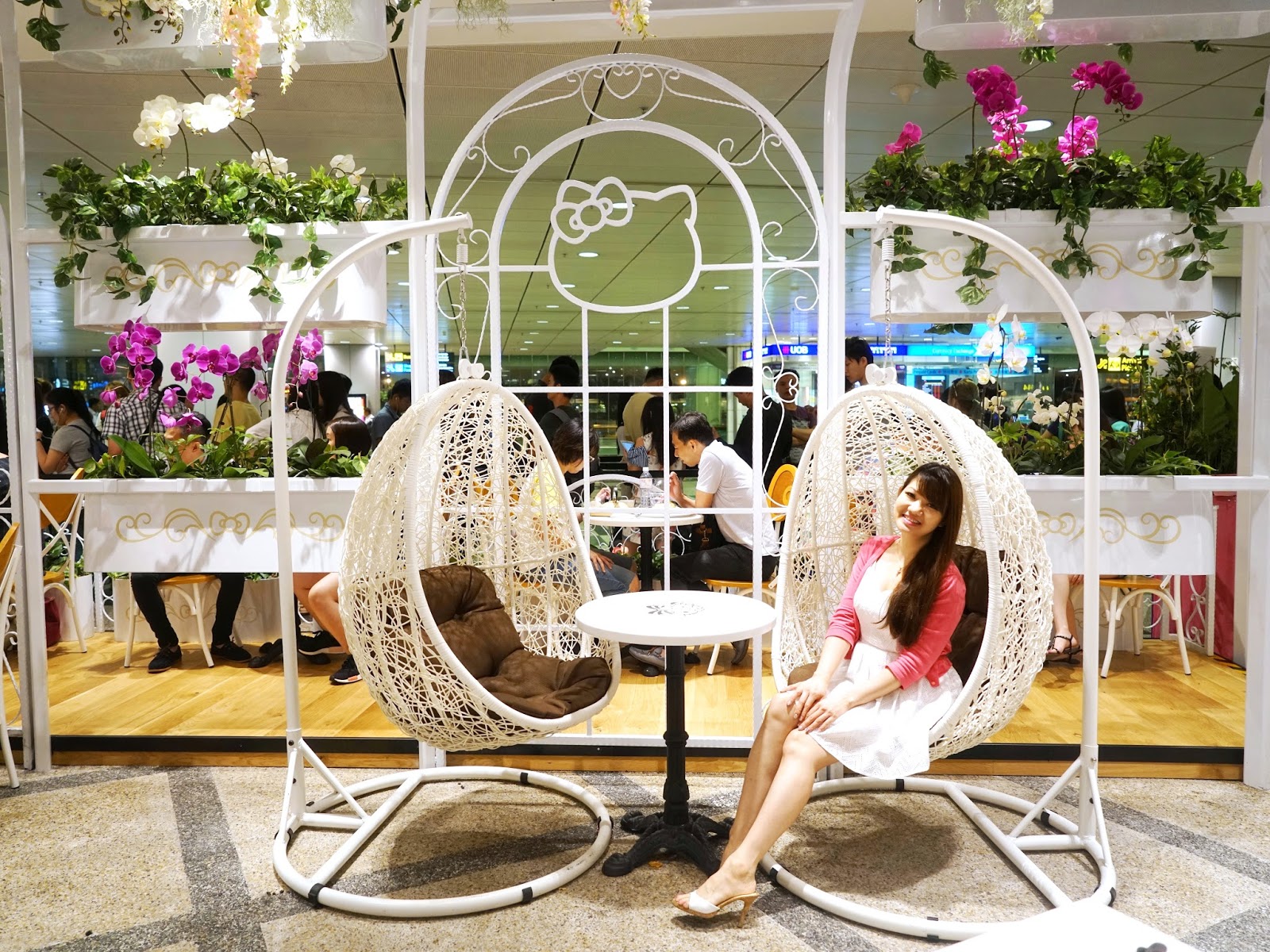 World's first 24-hour Hello Kitty cafe opens at Singapore Changi
