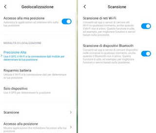 Servizio localizzazione Android Localizzazione Android