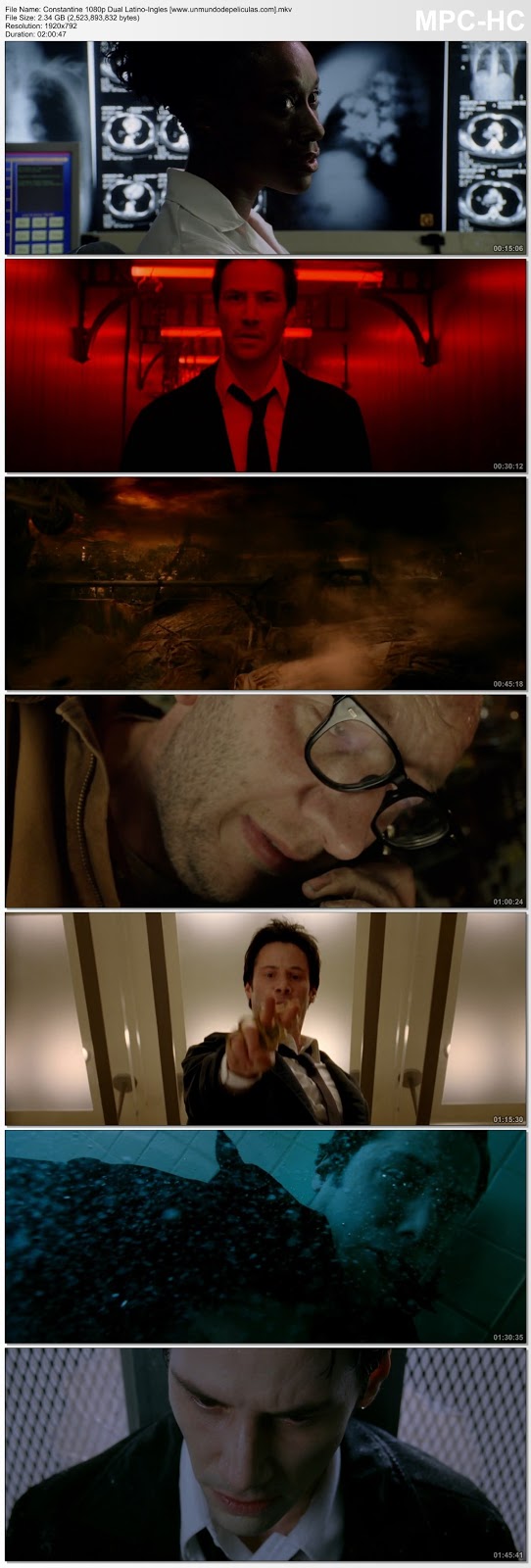 Capturas de la película.