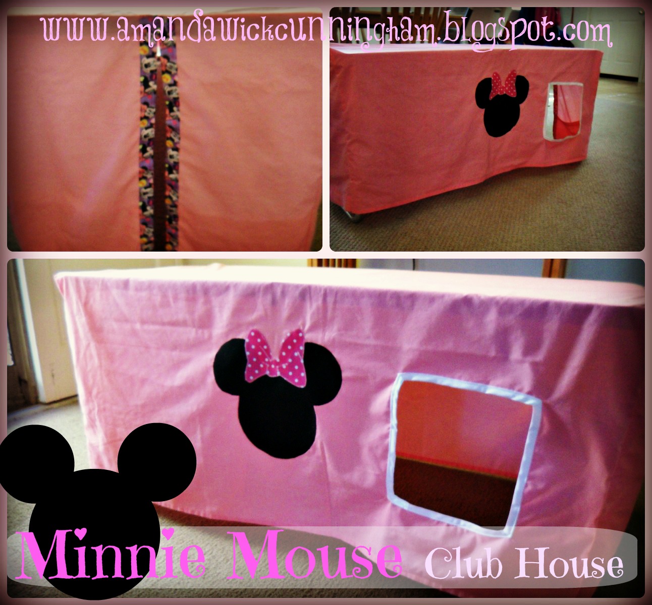 Kaleidoscope of Colors: DIY Minnie Mouse Club House
