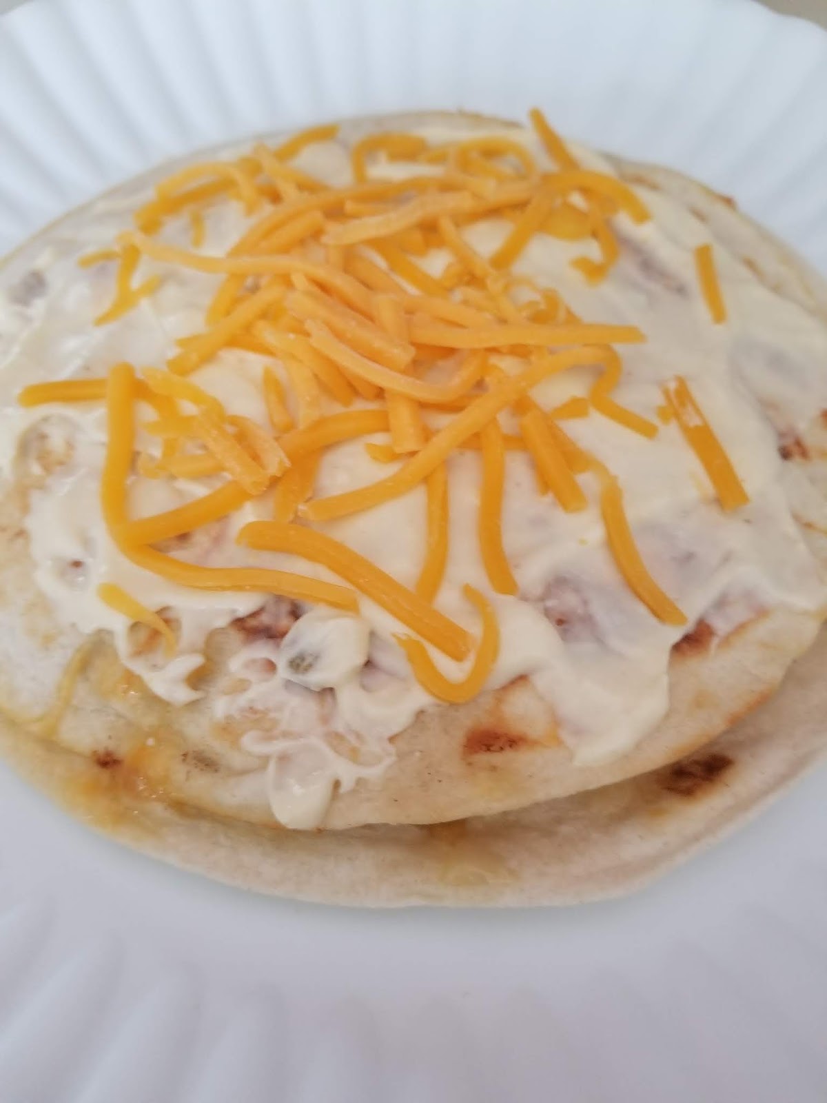 Creamy Chicken Quesadilla Waffles