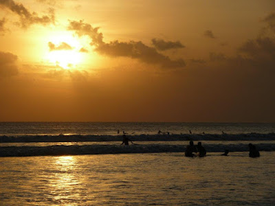 Bali Travel: Lovely Sunset at Kuta Beach