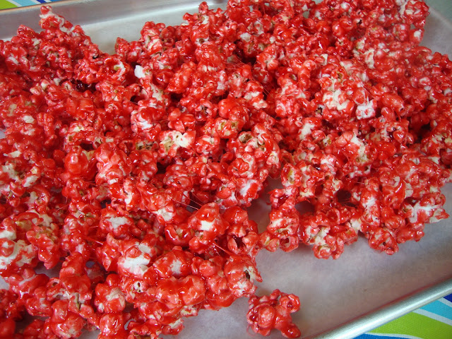 Jello Popcorn, the color and flavor possibilities are endless!