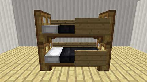 マインクラフト ２段ベッドの作り方 マイクラマルチプレイ日記ブログ