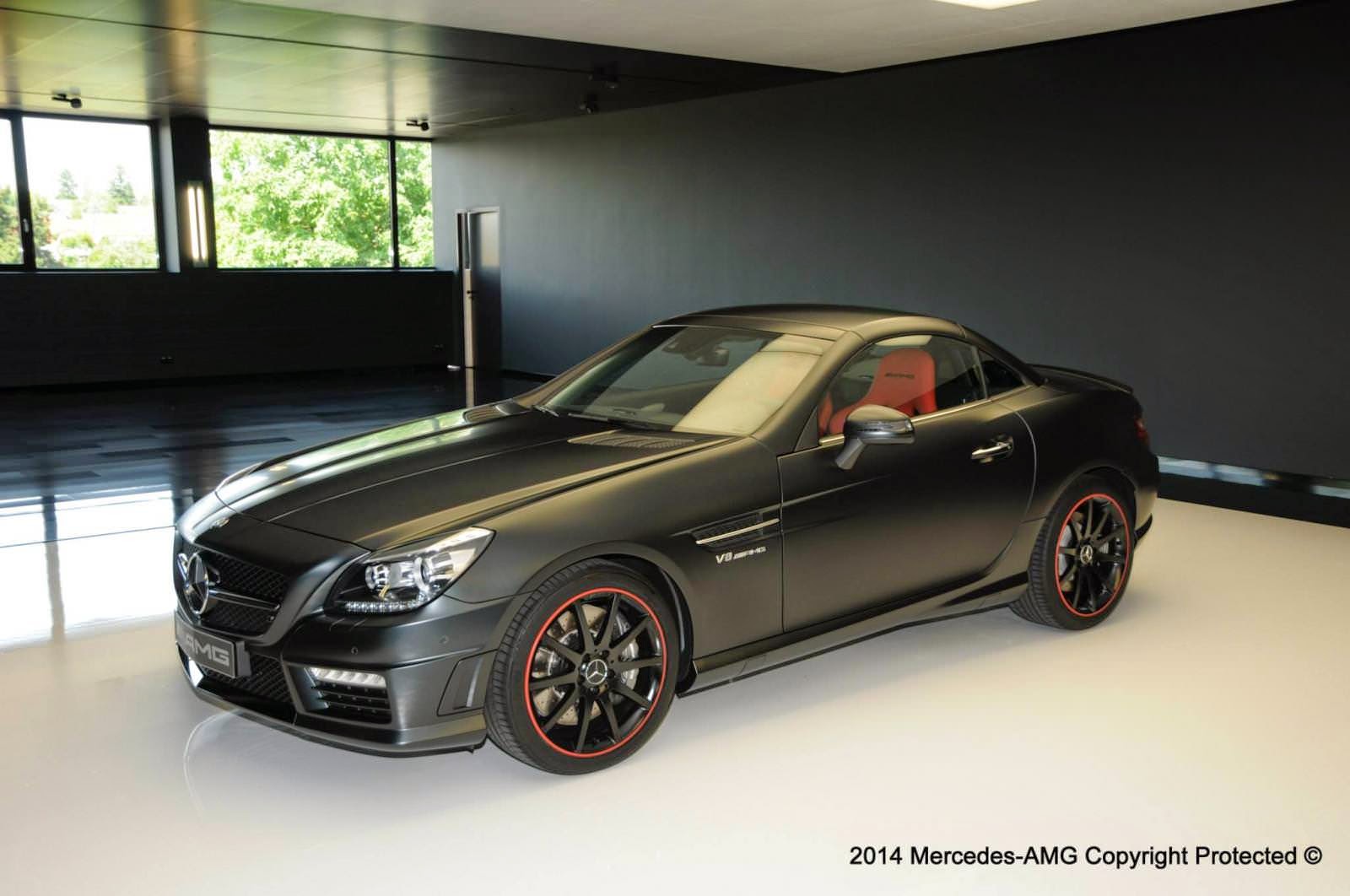SLK 55 AMG синяя