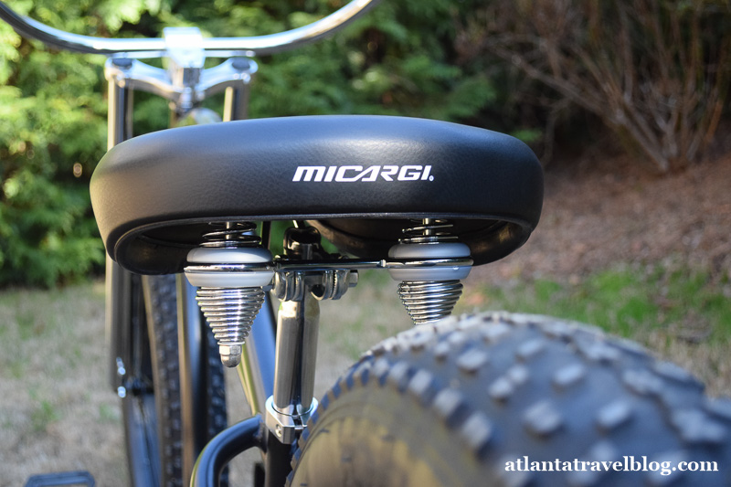 Micargi Seattle Black 26-inch Stretch Cruiser Bike