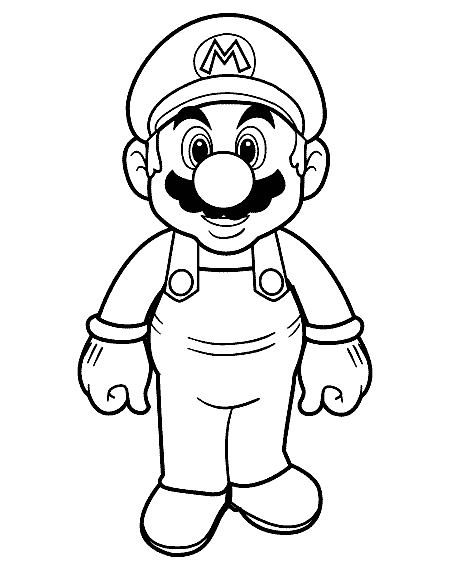 Mario Brothers bros. coloring.filminspector.com