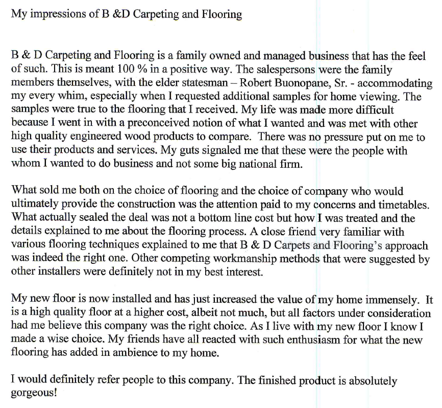 B & D House of Carpets Burlington MA Carpet & Flooring Store