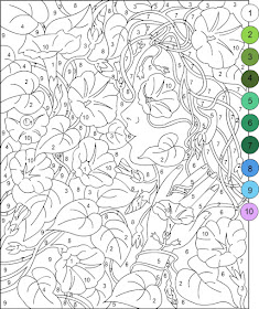 Nicole39s Free Coloring Pages COLOR BY NUMBER