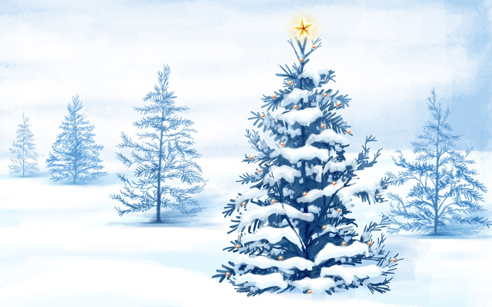 tree with snow clipart - photo #18