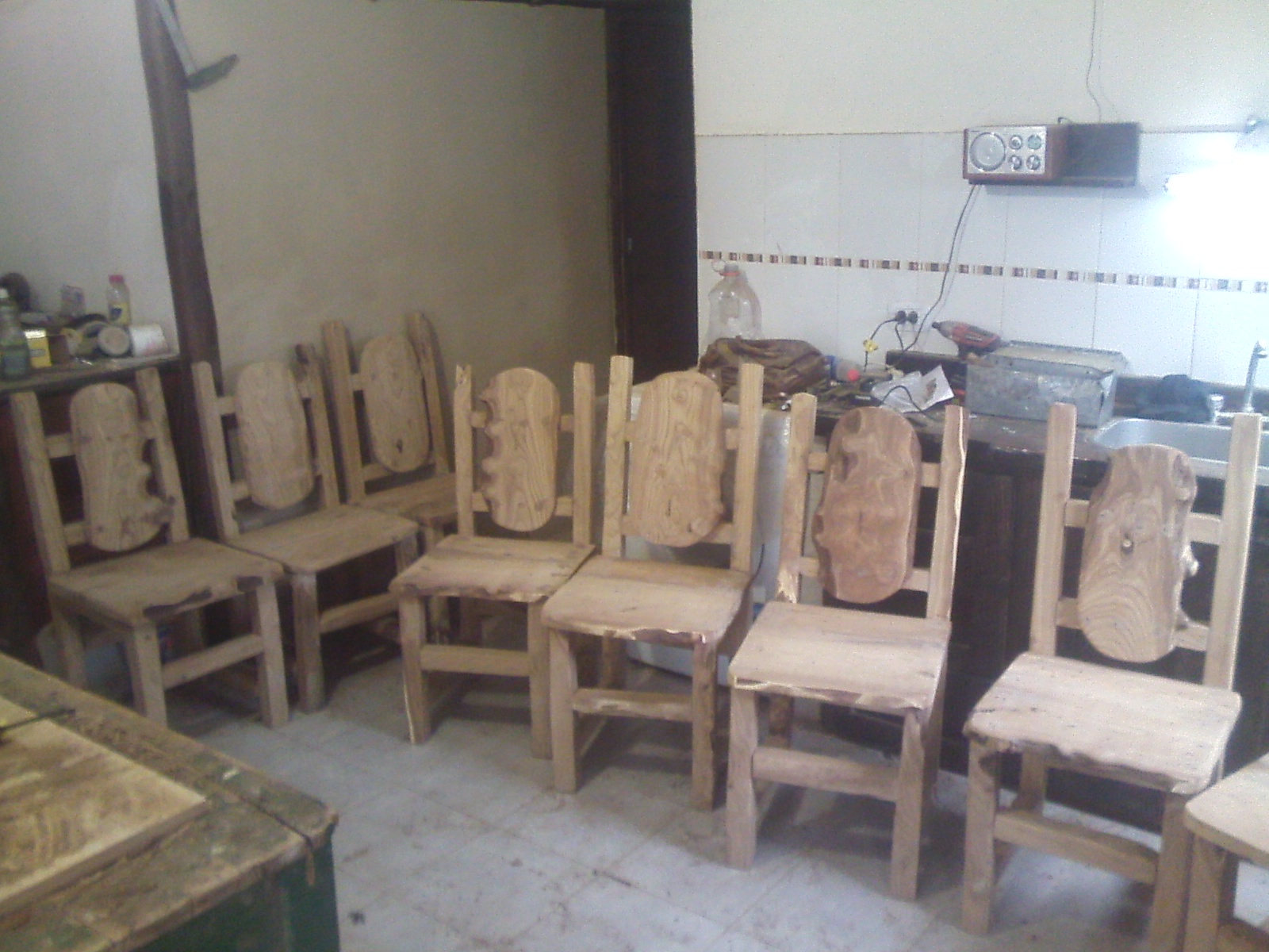 ARTE RUSTIKA _ Muebles Rusticos Artesanales: JUEGOS DE COMEDOR