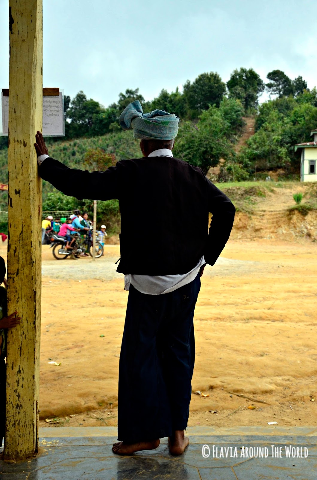 Hombre Palaung en Myanmar Hombre Palaung en Myanmar