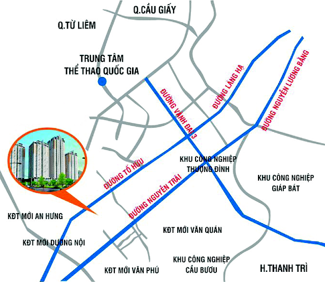 Vị trí liền kề The Victoria An Hưng Vị trí liền kề The Victoria An Hưng