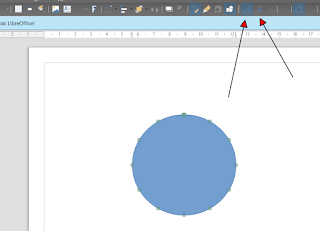 LibreOffice Draw - Puntos o pivotes de control
