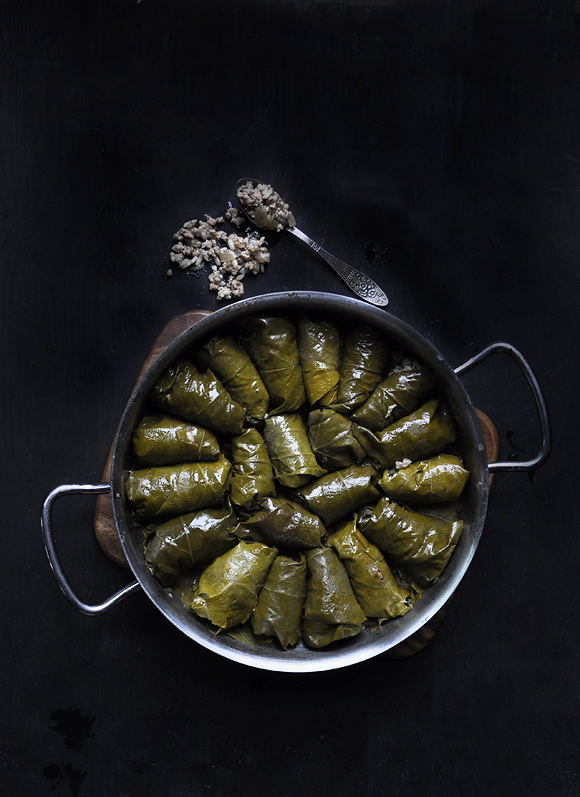in front of Transparently whip Confessions of a spoon: Dolmades with Minced Meat (Bulgarian Sarmi with  Vine Leaves and Meat)