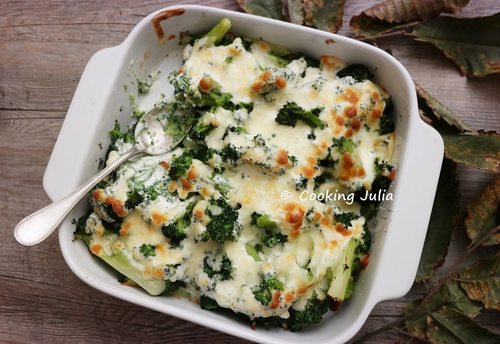 Gratin Brocolis Pomme De Terre Thermomix COOKING JULIA : GRATIN DE BROCOLI AU BOURSIN