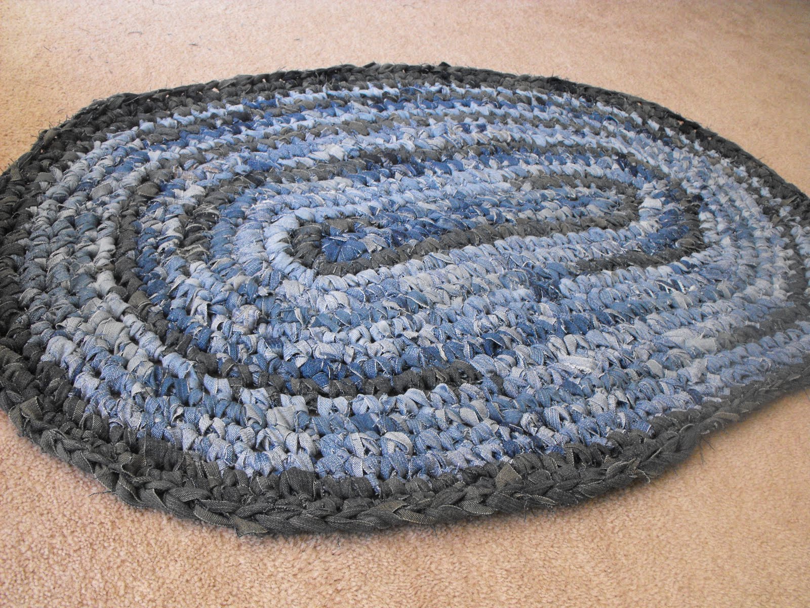 Just Stringing Along The Denim Rug