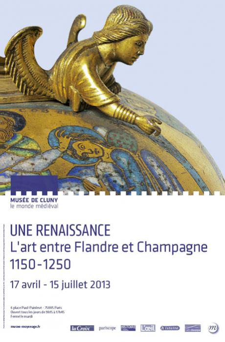 Η αφίσα της έκθεσης του Εθνικού Μουσείου Μεσαιωνικής Τέχνης στο Παρίσι.