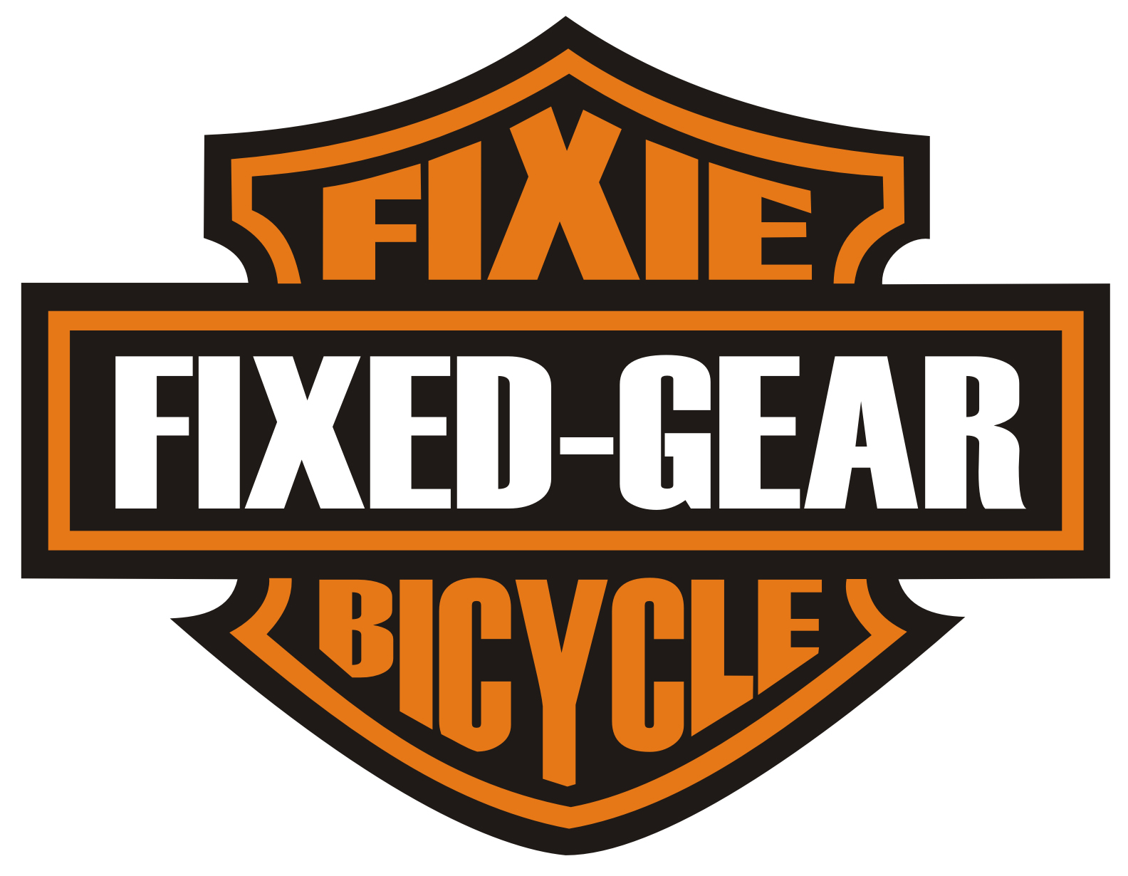 WOLFIXIE: Fixed Gear Emblem