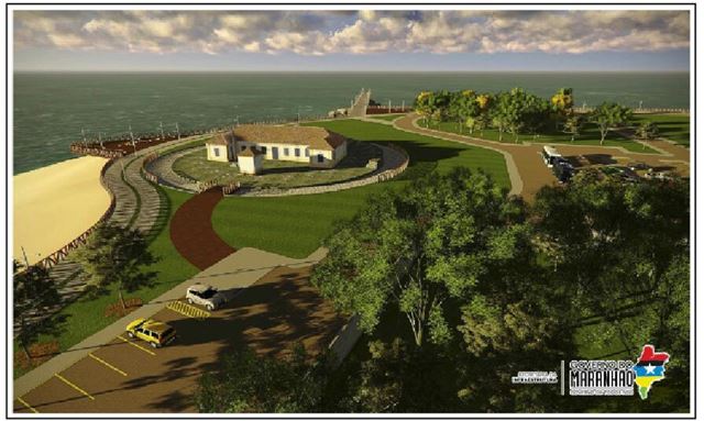 Após a conclusão da obra, este será o novo Forte de Santo Antônio
