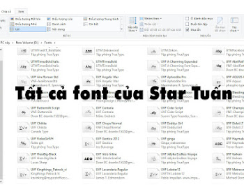 Share tất cả font của Star Tuấn Share tất cả font của Star Tuấn