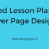 Top 9 Awesome B.ed Lesson Plan Cover Page for Students 2019 (With Sample)