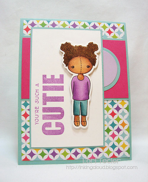 You're Such a Cutie-designed by Lori Tecler-Inking Aloud-stamps and dies from Clear and Simple Stamps