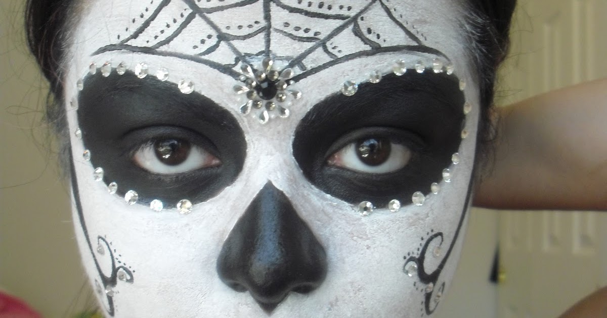 Christina D Makeup: Simple Sugar Skull (Calavera)