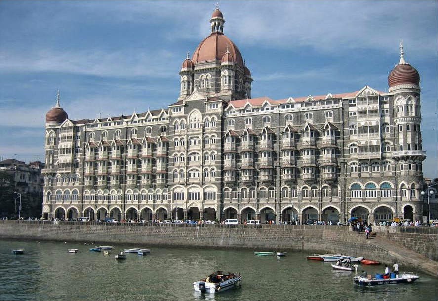 Rear view of the Taj Mahal Palace Hotel