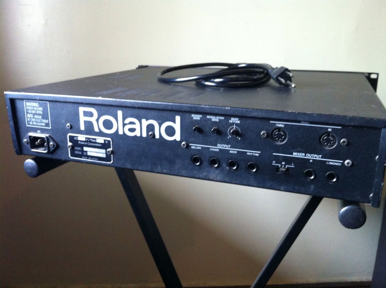 MATRIXSYNTH ROLAND MKS7 SUPER QUARTET Juno 106 + TR707 SERVICED by