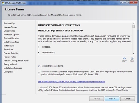 free install sql server 2014