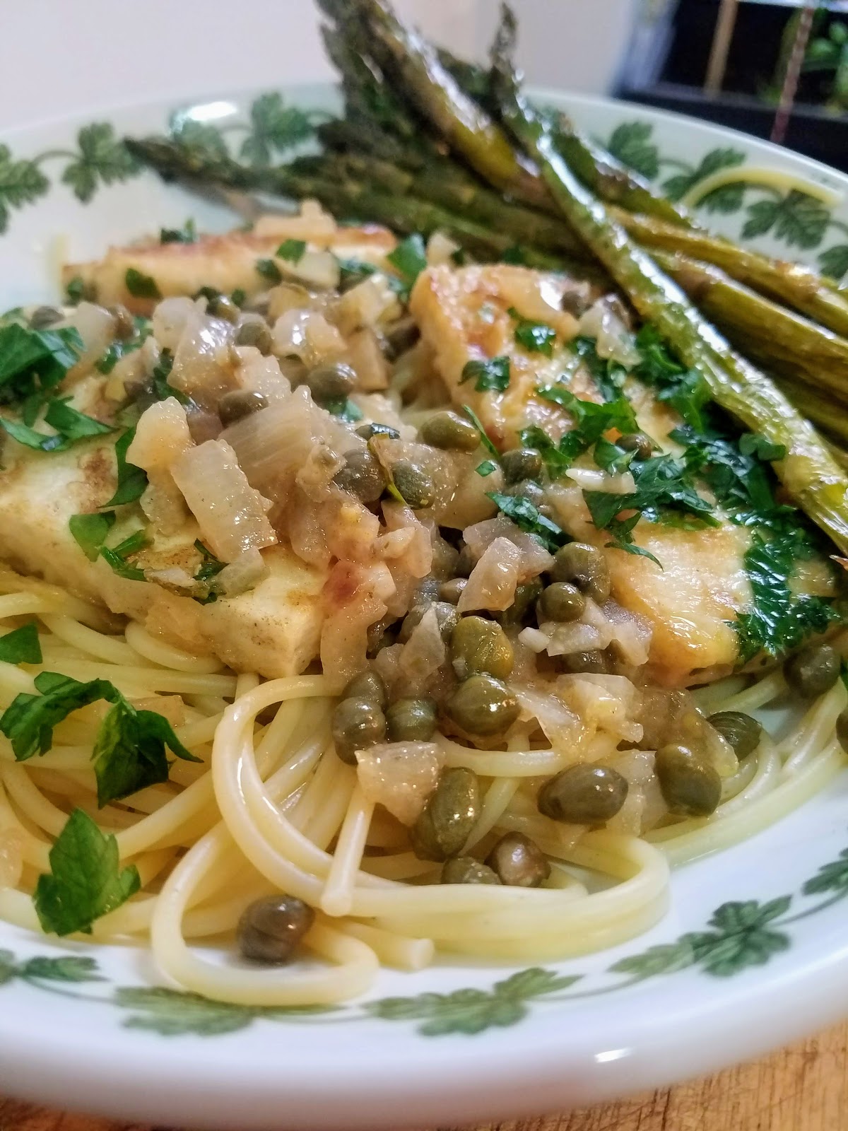 Lemon and Capers Tofu