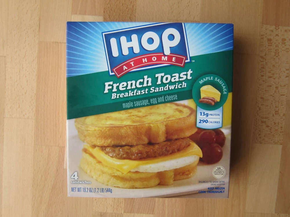 Frozen Friday IHOP at Home French Toast Breakfast Sandwich Brand