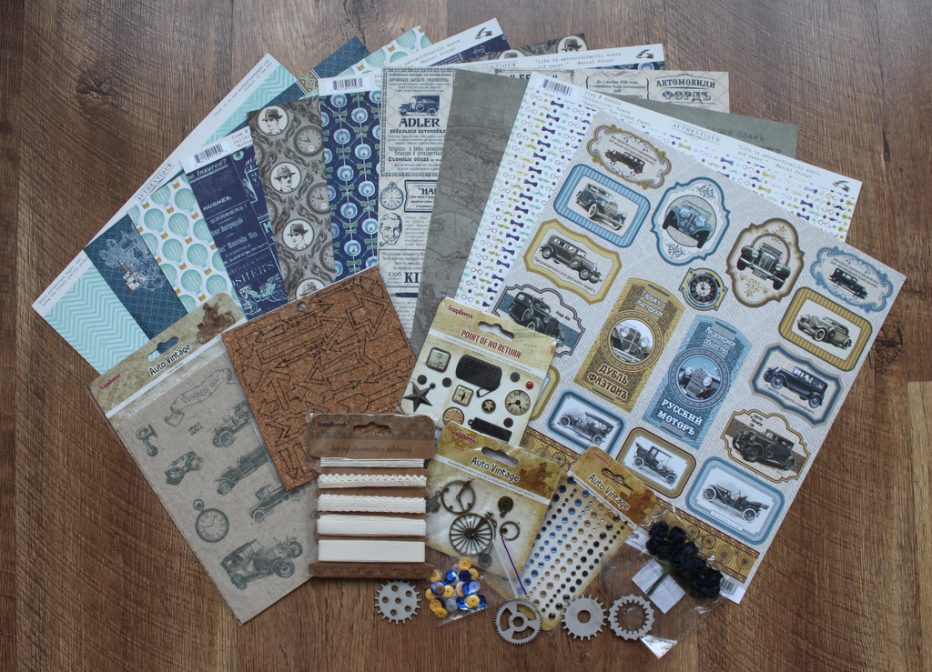 Выгодный обмен: Кит-наборы для создания мужского и романтического альбомов