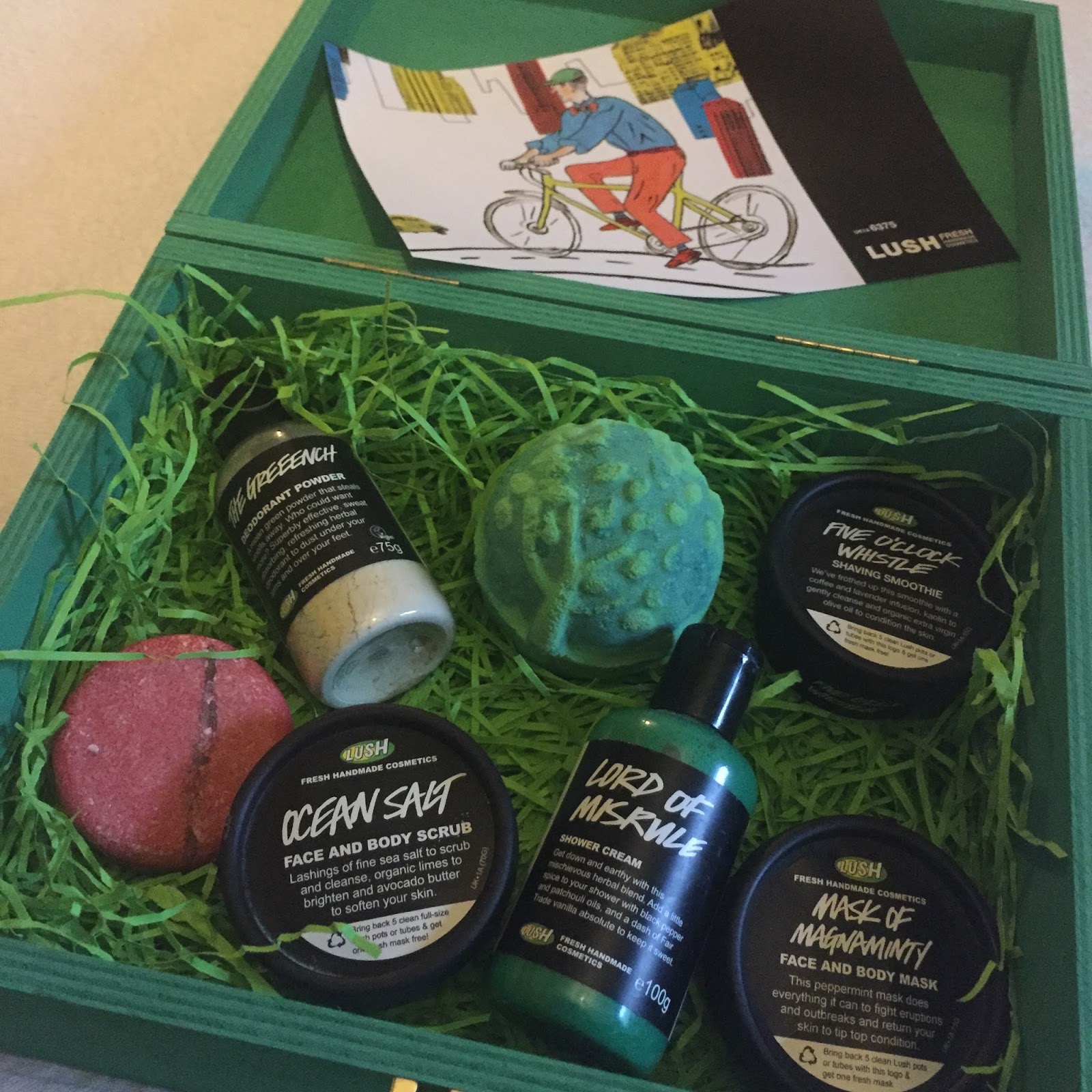 The Powderpuff Room Lush Men Gift Set Lush Review